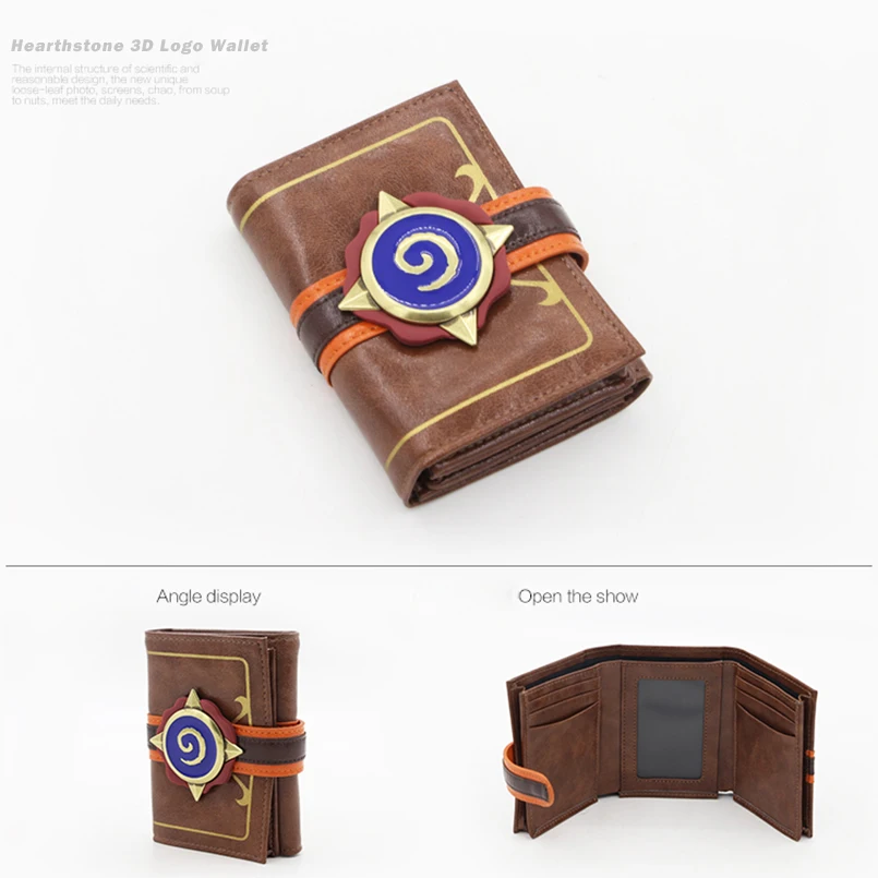 Hearthstone/кошелек с логотипом для игр, посылка Hearthstone, в регион, кошелек, короткий кошелек для мужчин, модный кошелек для отдыха