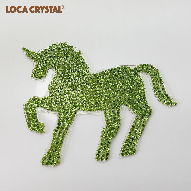 LOCACRYSTAL 9,5*7 см Апликация с кристаллами 3 цвета исправление нашивка со стразами теплопередачи одежды обуви сумка телефон diy
