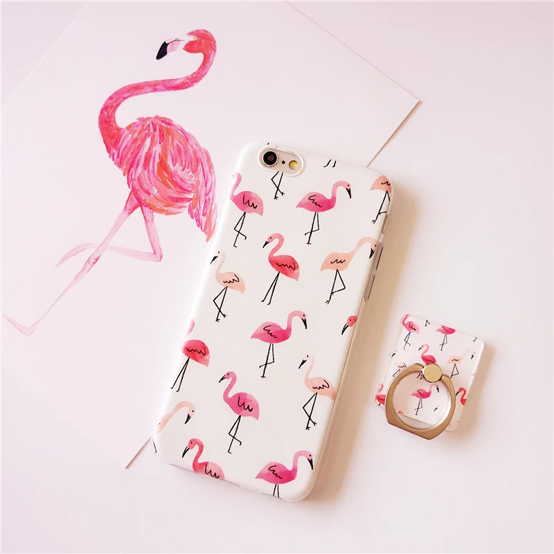 For iphone 6s plus Case Cover flamingo original TPU for 7 8 6 s x phone cases silicone unicom 100% |