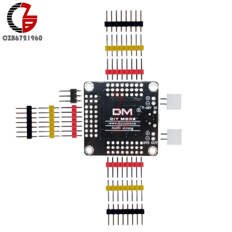 Плата микроконтроллера CH340 CH340G TTL USB NANO V3.0 Atmega328 Pro плата Atmega328P для Arduino IIC I2C SPI|board for