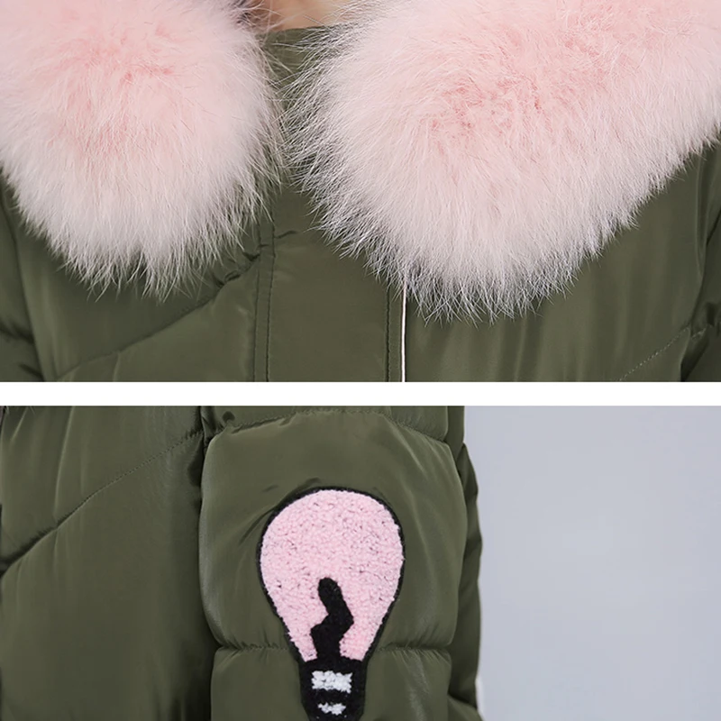 oodji Ukraine Real Rushed Full Standard Snow Jacket Female 2017 Sale Winter Women Long Coat Warm Thick Cotton Slim Coats | Женская