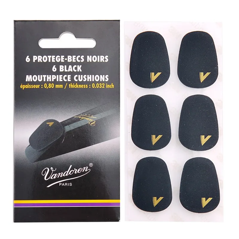 Мундштук Vandoren Cushions0.8mm/0 35mm черный/прозрачный сопрано/альт/тенор/кларенет sax|Детали