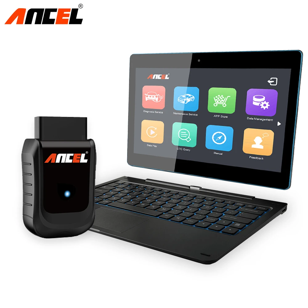 Ancel X5 Pro wifi полная система диагностический инструмент OBD2 автомобильный сканер ABS SRS сброс 11 дюймов планшет OBD2 сканирующий инструмент на португальский