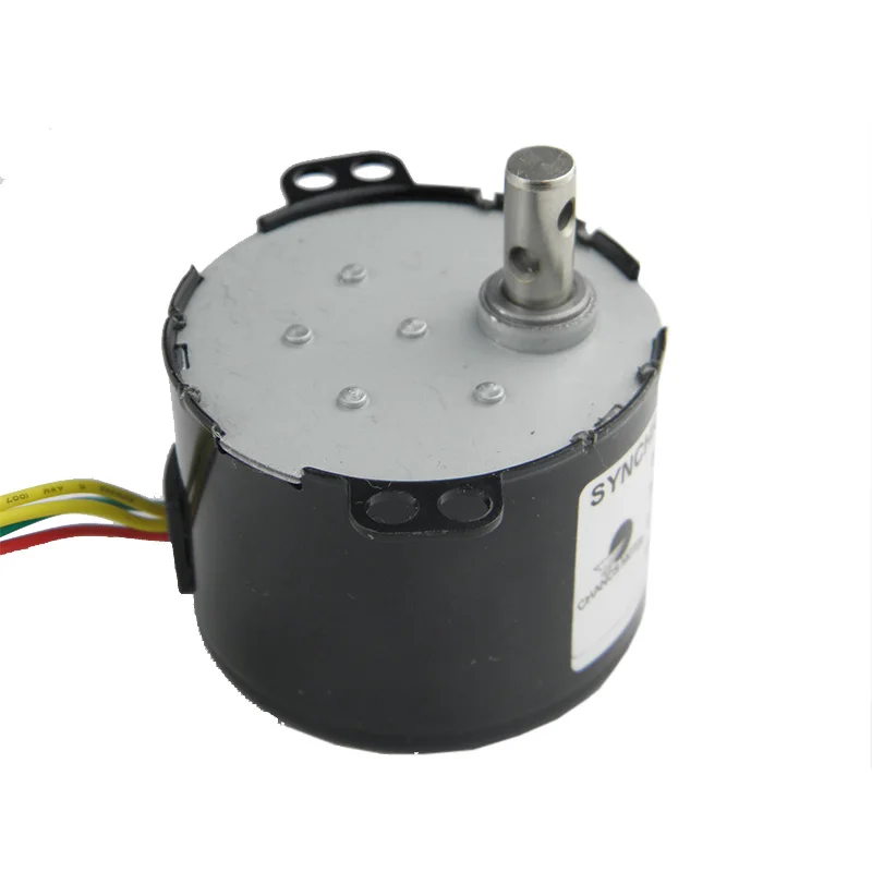 CHANCS 50KTYZ AC 220V Synchronous Electric Motor 5RPM 6W Geared Permanent Magnet Slow Speed Reducer Motors | Обустройство дома