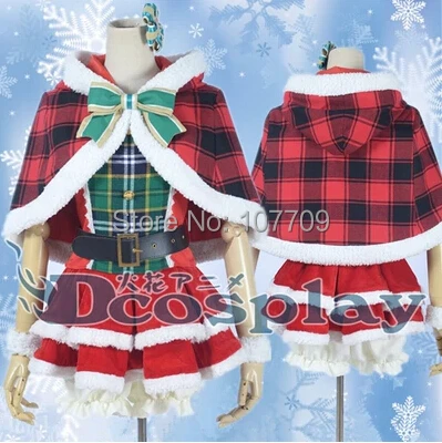 

Love Live! School Idol Project Koizumi Hanayo Women Cos Anime Cosplay Costume Christmas Lolita Dress Skirt