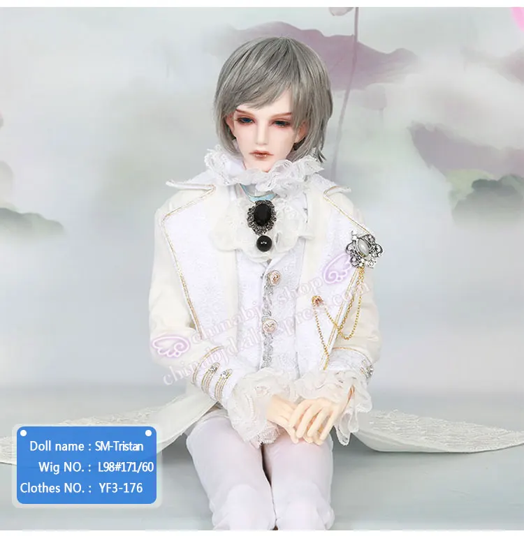 Парик для куклы bjd,, парик 1/3, высокотемпературный кудрявый парик для шарнирной куклы, Прекрасный парик в красивой атмосферной черепице sd кукла