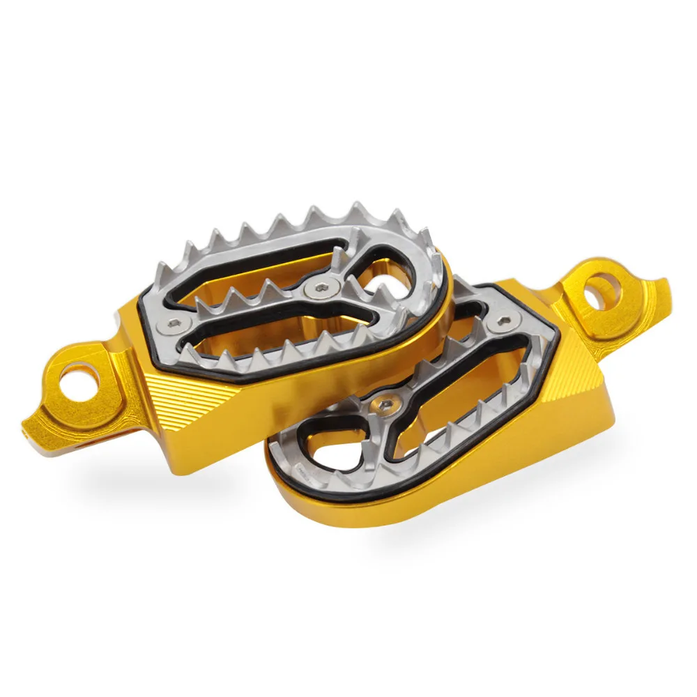 Алюминий CNC мотокросса Dirt Bike Pit Peg педаль подножки для Suzuki RMZ 250 450 RMZ250 2010 2011 2012 2013 2014