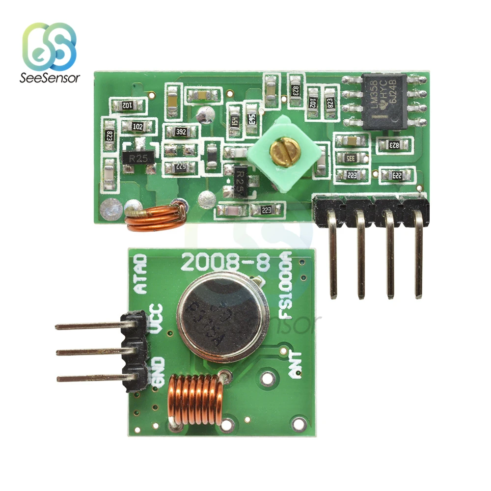 315 МГц/433 МГц стандартный модуль беспроводной связи для ARM/MCU WL arduino Diy Kit|Детали и