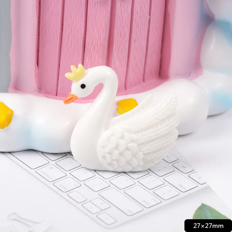 10 шт. кабошон милый лебедь панда ремесло для DIY заколка волос украшения