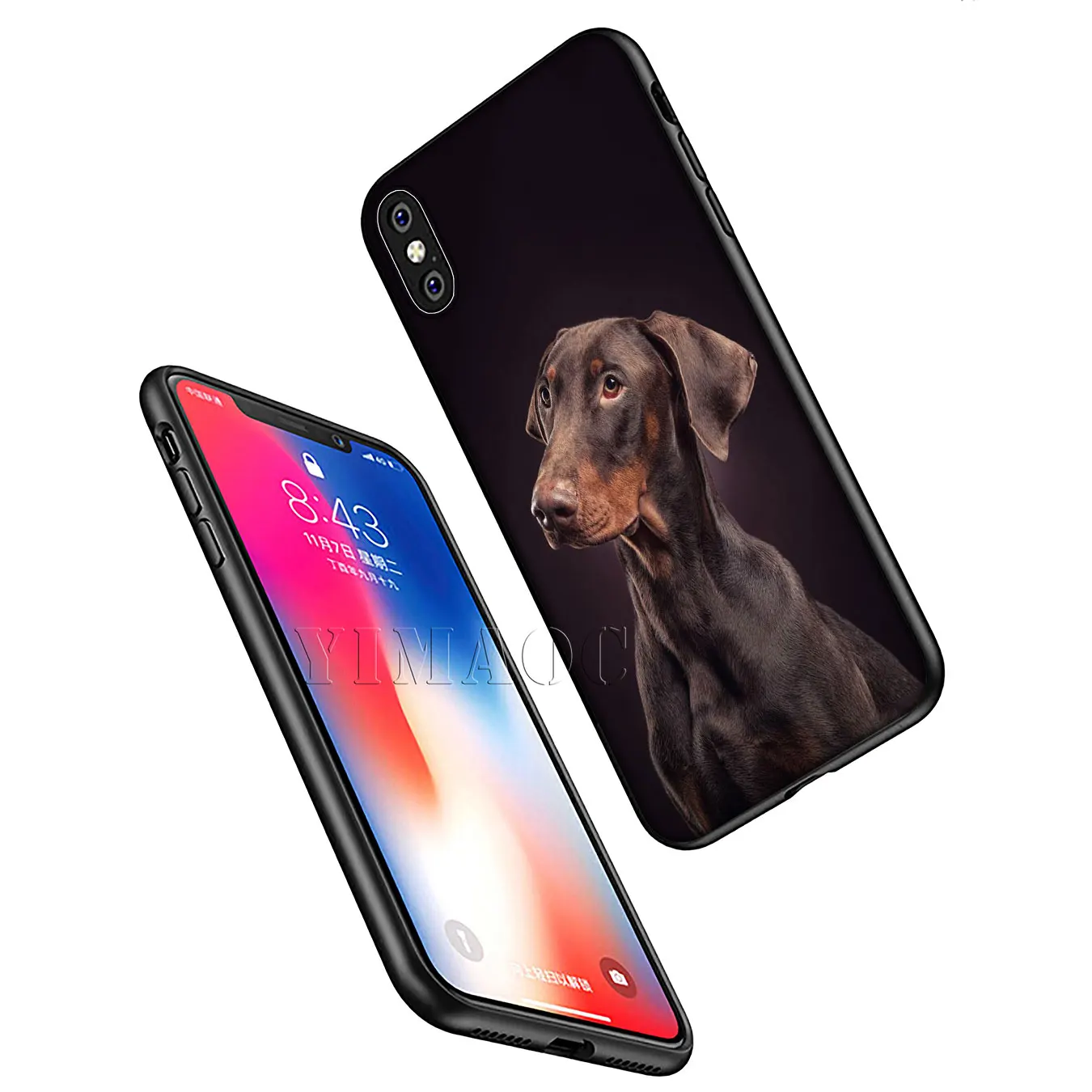 Мягкий силиконовый чехол для телефона YIMAOC Bulldog Puppies dog Для iPhone XR X XS Max 6 6S 7 8 Plus 5 5S SE