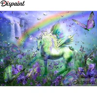 dispaint full squareround drill 5d diy diamond painting unicorn butterfly3d embroidery cross stitch home decor gift a12095