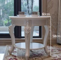 europe type furniture corner several round small tea table