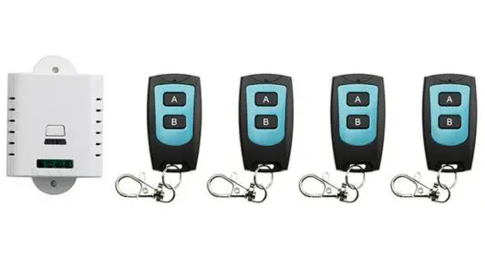 

85V 110V 120V 220V 250V 1CH Radio Controller RF Wireless Relay Remote Control Switch 315 MHZ 433 MHZ 4Transmitter+1 Receiver