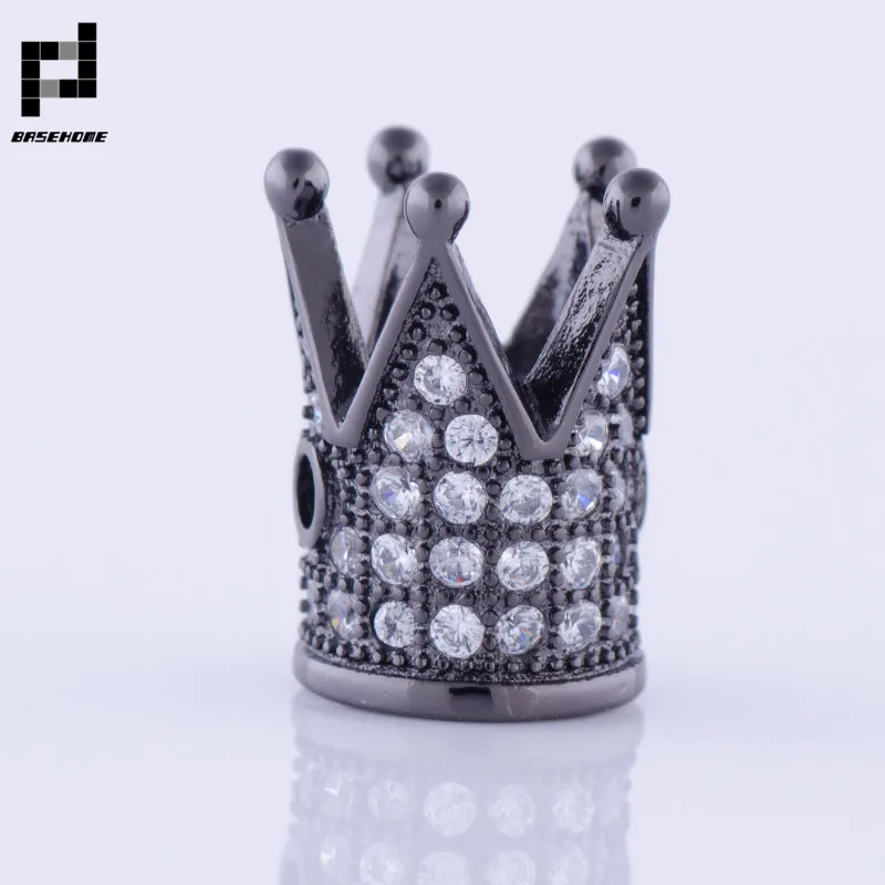 BASEHOME 1 шт./лот корона горный хрусталь европейский стиль очаровательные бусины