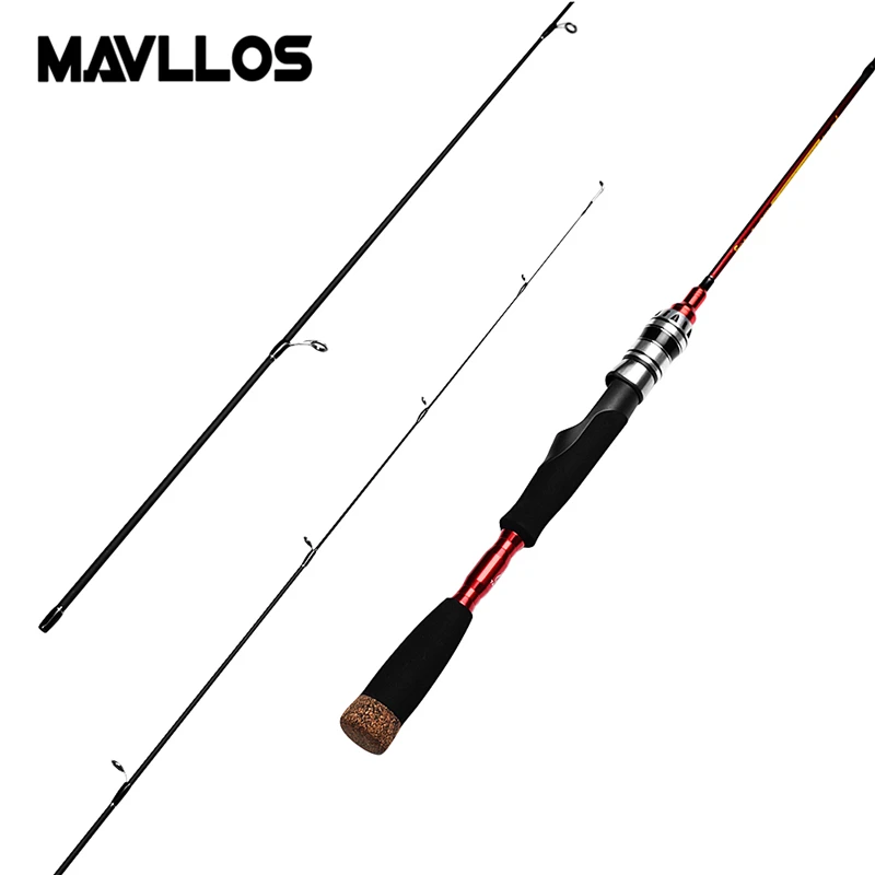 Mavllos,, Ul 2 наконечника, спиннинговое удилище, 1,8 м/1,98 м, вес приманки 1-15 г, сверхлегкая Удочка из углеродного волокна для ловли карпа