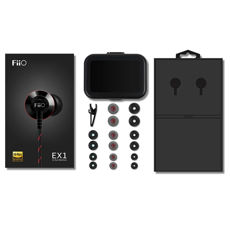 FiiO EX1 2nd Gen EX1II II Нанотех титановой диафрагмой внутриканальные мониторы наушники