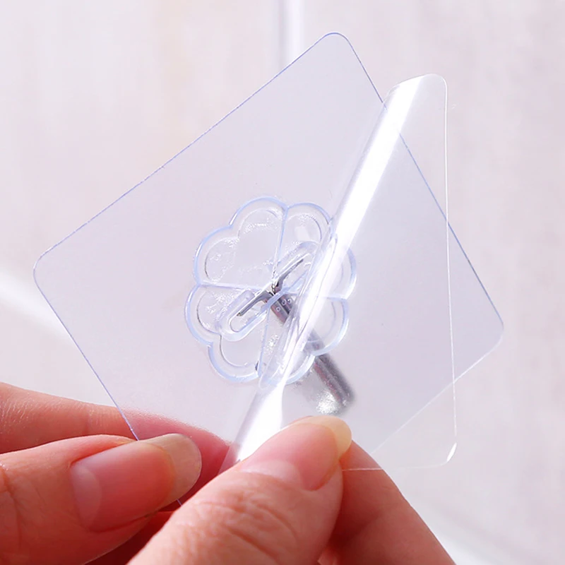 3 шт. крючок крепкий прозрачный присоска настенный сверхмощный Настенные Крючки