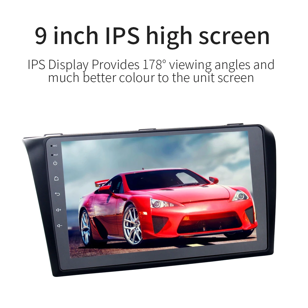 Android 10 автомобильное радио для Mazda 3 мультимедиа 2006 2007 2008 с 9 &quotIPS сенсорным экраном