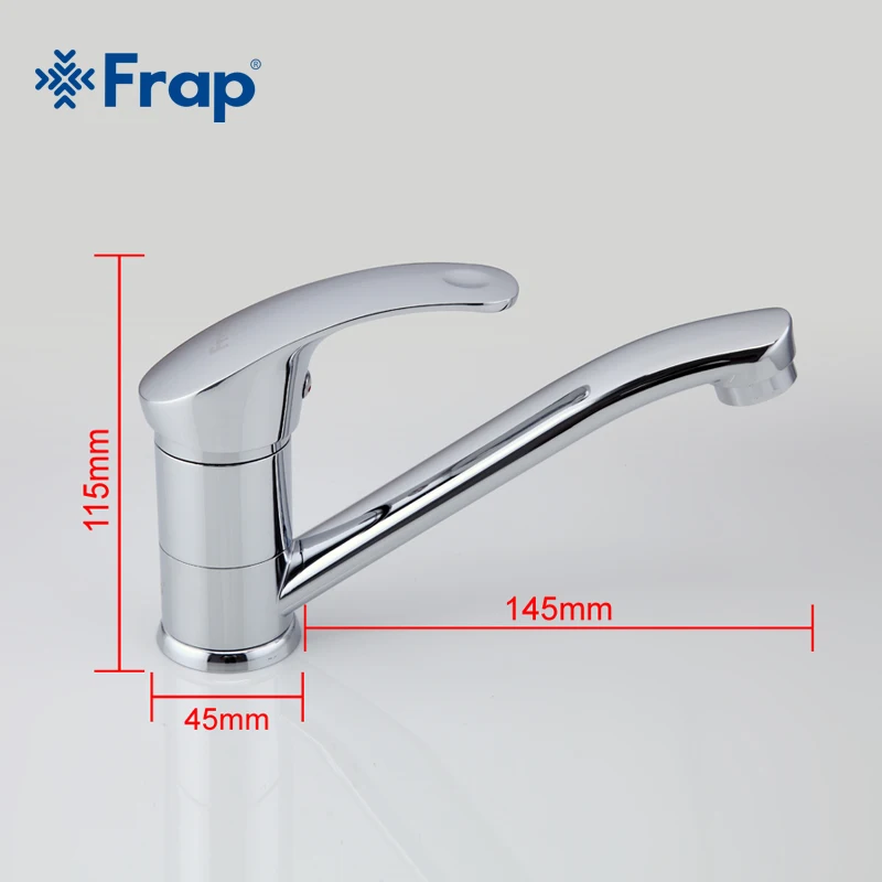 Смеситель для раковины Frap F4536 хромированный Поворот 360 градусов|deck mounted|sink faucetfaucet