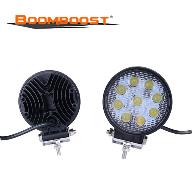 

2 PCS 24W ROUND LED Work Light Spot Beam Fog Lamp For Off Road Car Truck Head Light 12V 24V