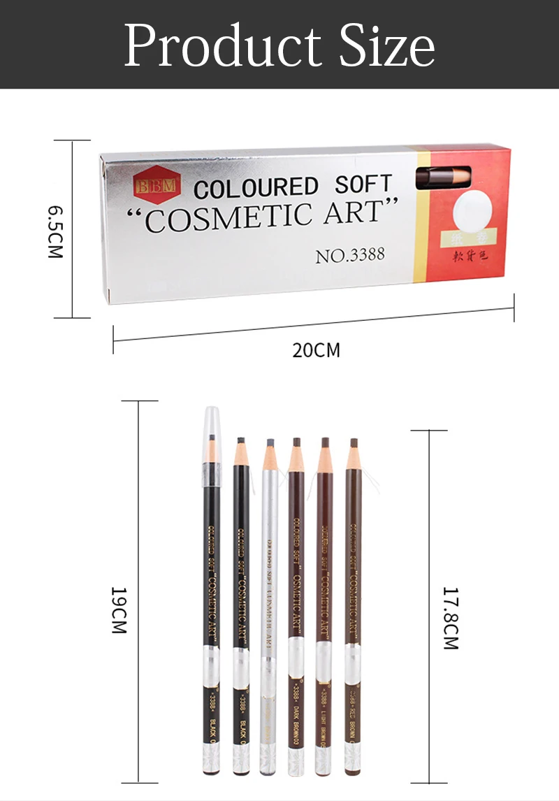 2 шт./лот Microblading Водонепроницаемый карандаш для бровей Enhancer макияж Перманентный макияж бровей 5 цветов карандаш для бровей косметические средства