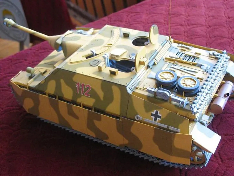 Высококачественный Комплект бумажных 3D моделей jagdpanzer F из Германии Второй