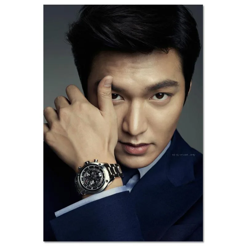 Lee Min Ho Плакат на заказ холст плакат художественная отделочная ткань для дома ткань настенный плакат печать шелковая ткань 30X45 см, 40X60 см - Цвет: Canvas Poster 18