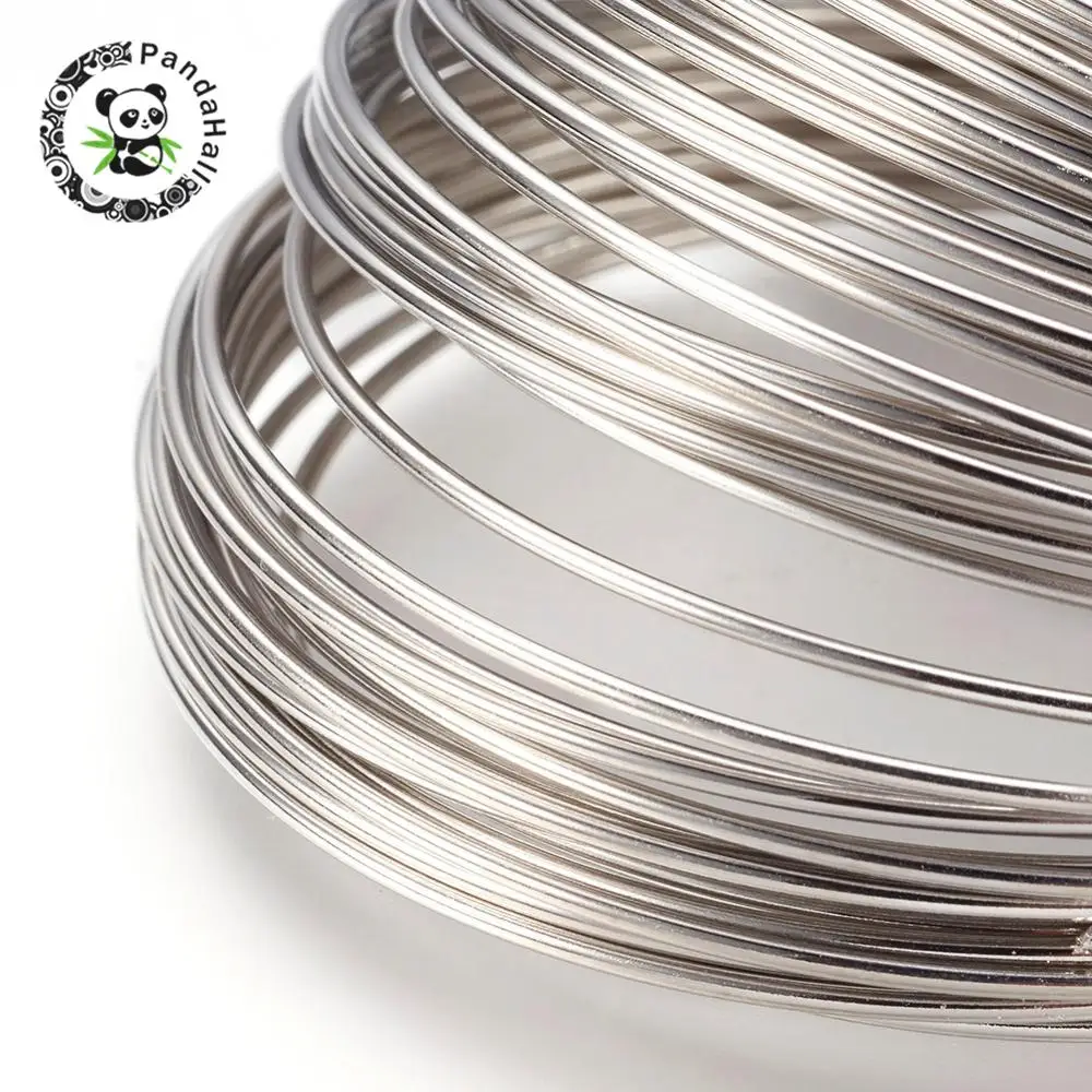 

1000g Steel Memory Wire Bracelets Components Jewelry Making Findings Nickel Free, 5.5CM, Wire: 1.0mm, 700 circles/1000g