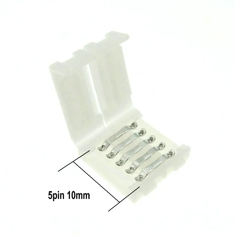Фото LED Strip Connector 2pin 8mm PCB Width 4pin 5pin 10mm 5050 RGB RGBW Mono-Color Light Connectors Free Welding Обустройство дома LED Strip Connector 2pin 8mm PCB Width 4pin 5pin 10mm 5050 RGB RGBW Mono-Color Light Connectors Free Welding Обустройство дома
