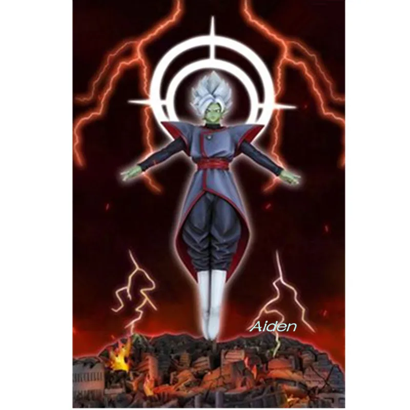 20 &quotДраконий жемчуг супер статуя Zamasu бюст Saiyan Goku черный полноразмерный портрет