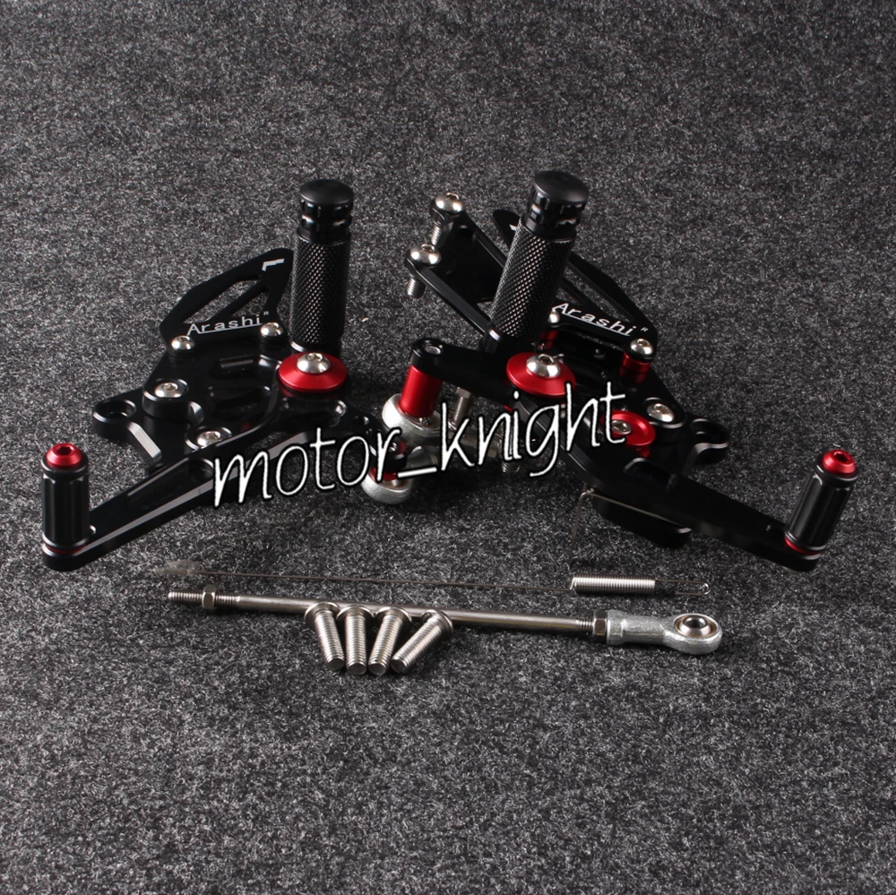 CNC алюминиевый сплав регулируемые мотоциклетные колышки для 2008 2012 Ninja K250 Black|motorcycle