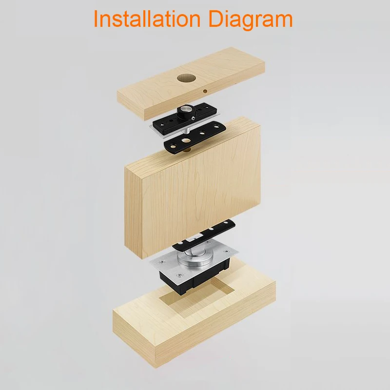 2 шт. сверхмощные шарнирные дверные петли из нержавеющей стали 360 градусов