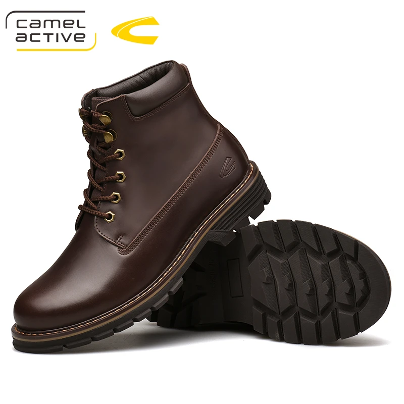 Мужские зимние кроссовки Camel Active уличные водонепроницаемые Сникерсы для