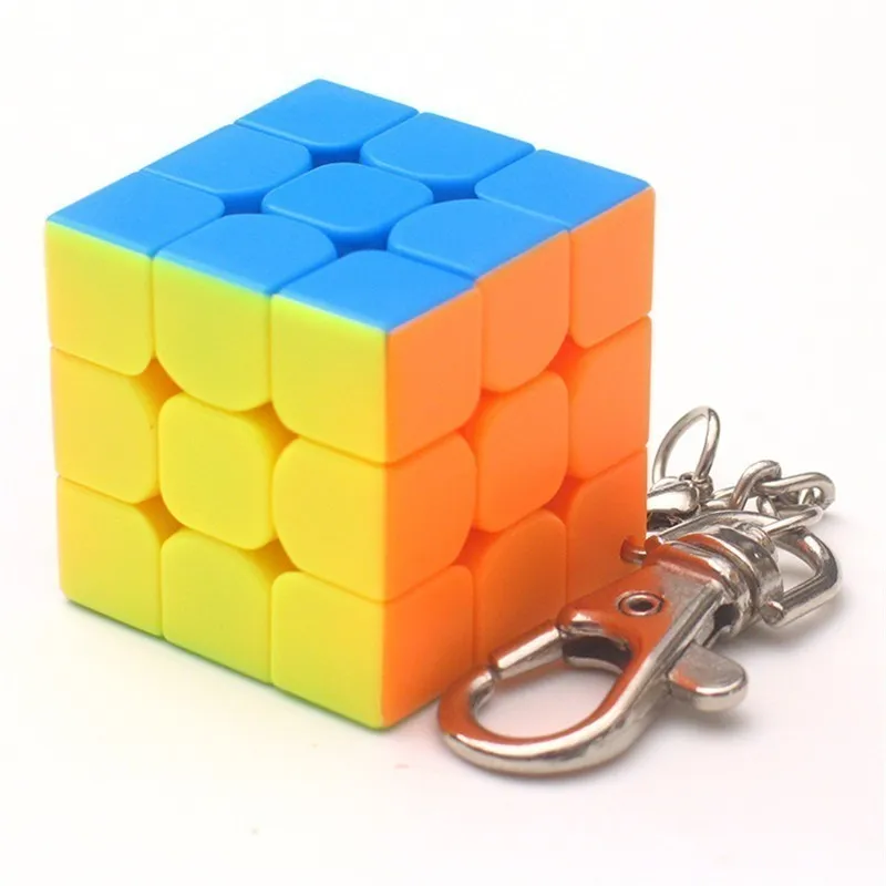Moyu Neo Cube 30 мм мини Ключ Пряжка три шага магический куб 3 3x3x3 флуоресценция шесть