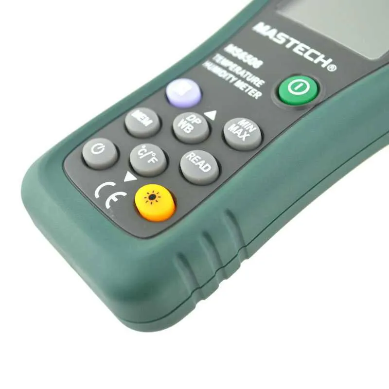 Высокоточный цифровой измеритель температуры и влажности MASTECH MS6508|moisture meter|meter