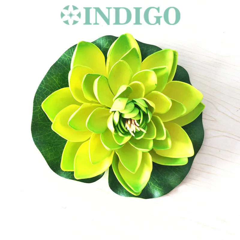 

Wholesales 100pcs PU Lotus Water Lily Home Decorative Artificial Flowers Wedding Garden Party Swimming Pool Hotel - INDIGO
