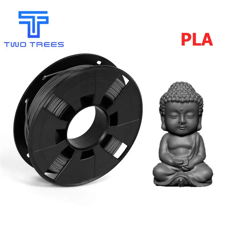 PLA gray DIY 3d Принтер Нити много цветов опционально PLA/ABS 1,75 для MakerBot RepRap пластиковые резиновые расходные материалы материал 0,2/кг - Цвет: PLA gray