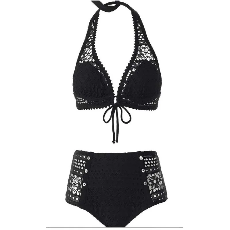

2017 New Brazilian Sexy Bikinis Set Women High Waist Swimsuit Push Up Swimwear Plus Size Bathing Suits Swim Wear Maillot de Bain