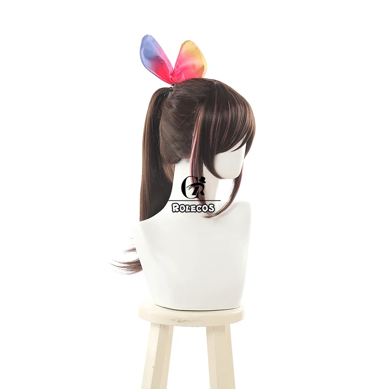ROLECOS Kizuna AI косплей волос для женщин длинные волосы Vtuber Hello World Косплей головные