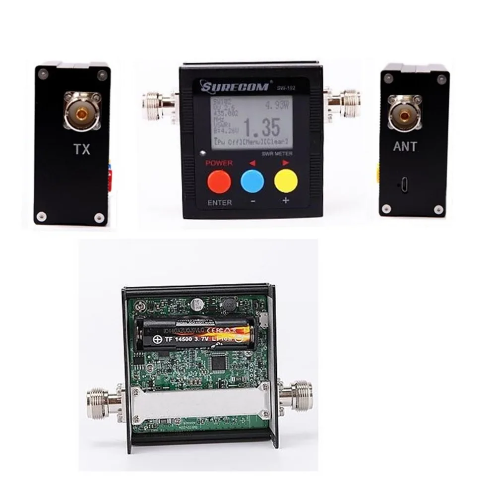 SURECOM цифровой VHF/UHF прибор для измерения мощности счетчик частоты адаптер TK100