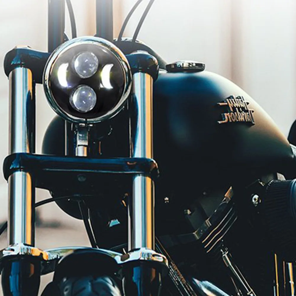 FADUIES 5 3/4 &quot For Harley Headlight 5.75 New Harley-David LED Headlamp Softail Dyna And Sportster Models |