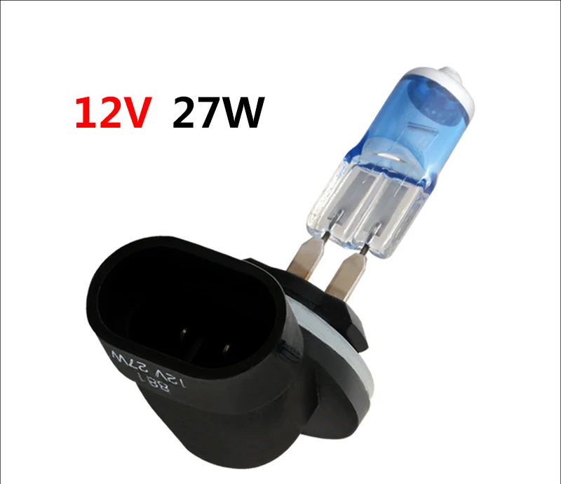 2 шт H27 880 881 12V 27W Галогенные h27w/2 h27w/1 лампы для автомобильных фар 3000K 5000K белая автомобильная лампа