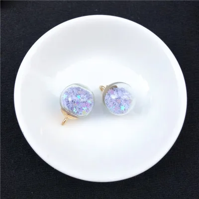 10PCS white 10 цветов, наполнитель для бутылки желаний, прозрачная/пушистая коробка для слайма, игрушки для детей, амулеты, лепка, глина, Набор для творчества, аксессуары, подарок - Цвет: 10PCS white