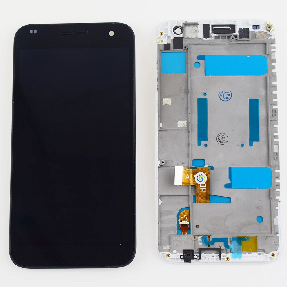 Для huawei Ascend G7 ЖК дисплей сенсорный экран дигитайзер сенсор сборка Рамка для L01