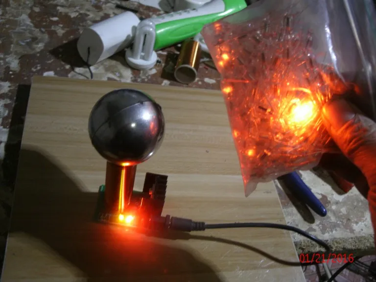 Катушка Tesla 12 В постоянного тока DIY Kit тест на дугу беспроводная передача