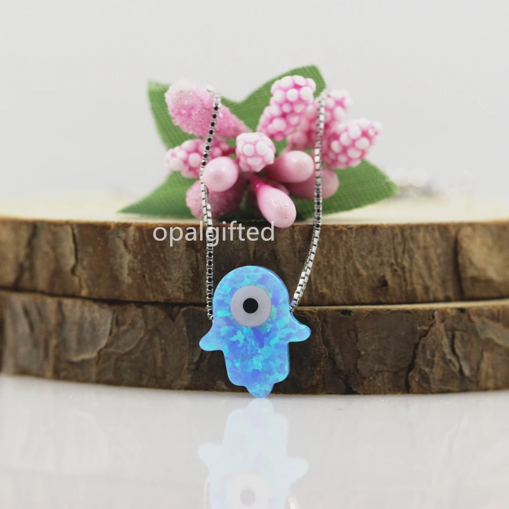 Ожерелье с опалом из серебра 925 пробы 11x13 мм|necklace with|necklace free shippingopal necklace |