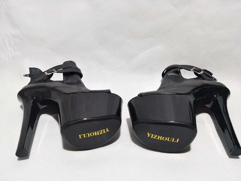 Туфли на очень высоком каблуке 17 см для ночных клубов в европейском и