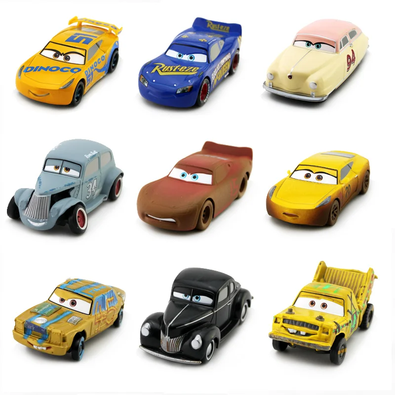 7 стилей большой размер Disney Pixar Cars 3 Crazy Script Party сплав автомобиль молния Маккуин Mater