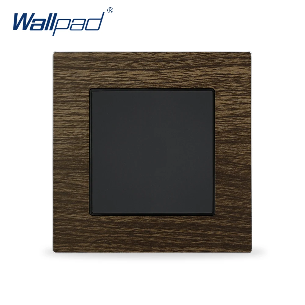 Blank Plate Wallpad Smart Wood Metal Panel Wall Hole Cover Blank