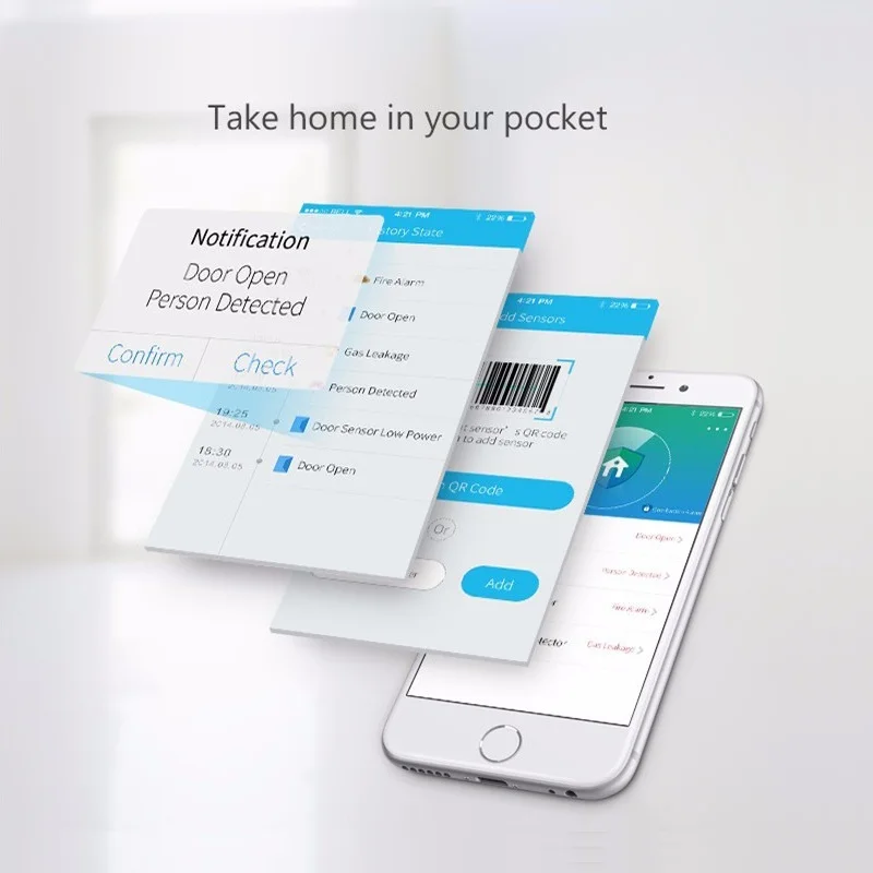 2018 Новое поступление Broadlink S2 концентратор сигнализации и безопасности комплект